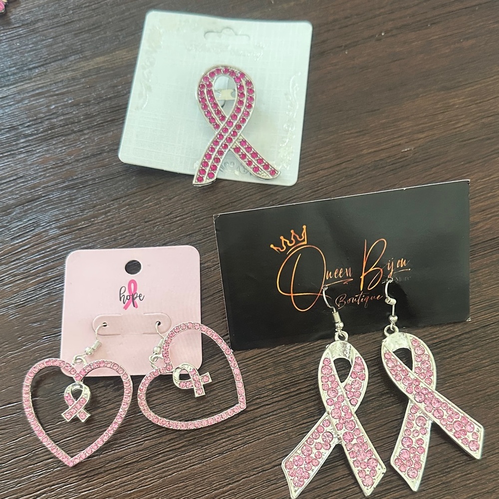 Breast Cancer Awareness Jewelry Bundle Set